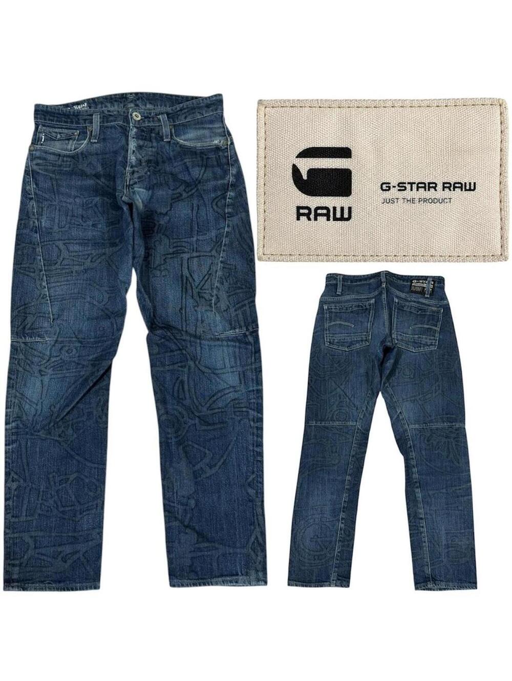 G-Star Raw blue jeans with unique design